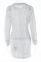 Basis Crochet Button-Up Cover-Up Flowering Girl