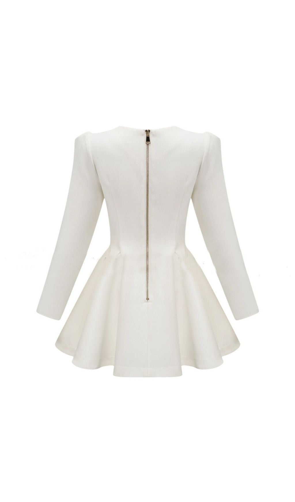 Ilene Long Sleeve Button Mini Dress Flowering Girl