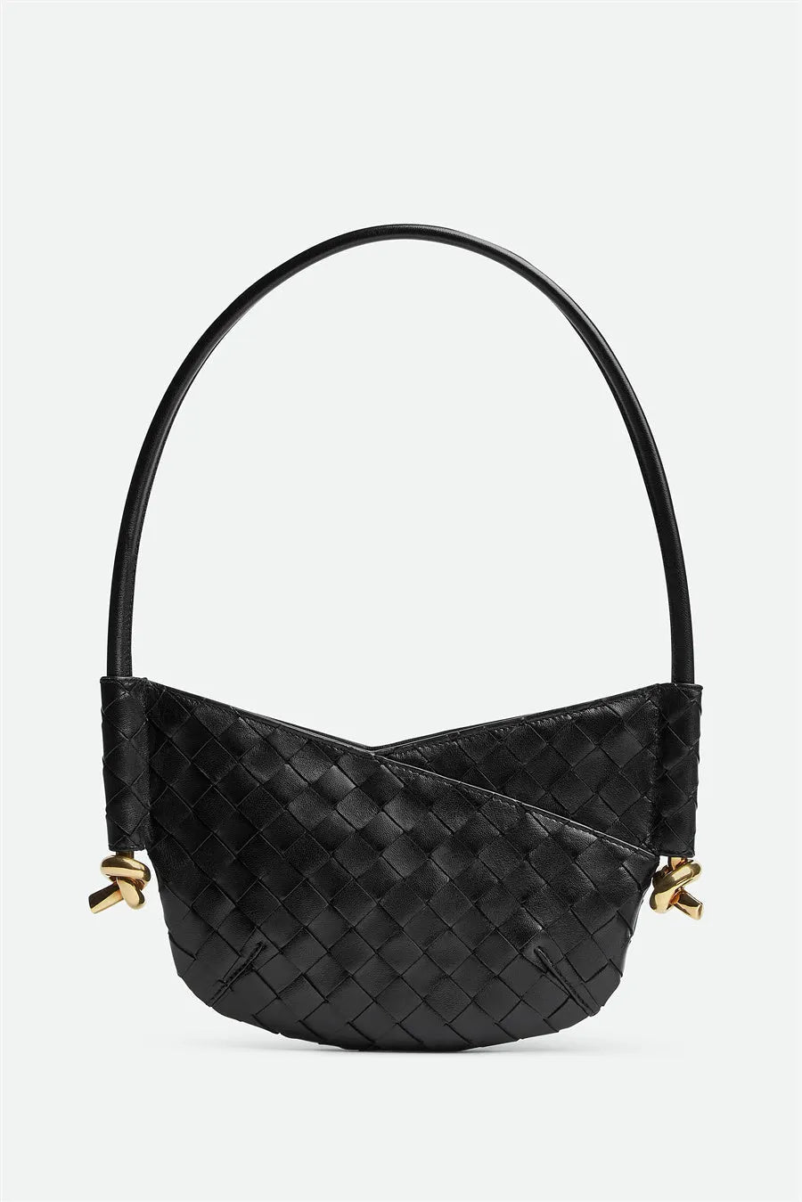 Azalea Weave Mini Shoulder Bag - Black Flowering Girl