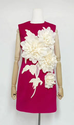 Jocasta Sleeveless Flower Mini Dress Flowering Girl