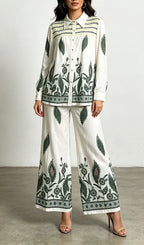 Kjerstin Printed Two-Piece Set Flowering Girl