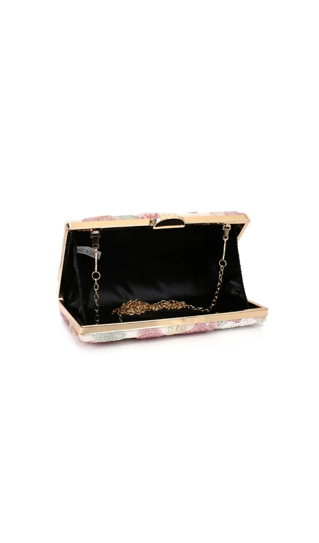 Leatrix Pink Sequin Flower Handbag Flowering Girl
