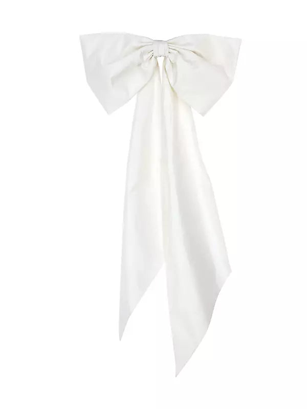 Hermosa Silk Strapless Bow Gown In Black Flowering Girl