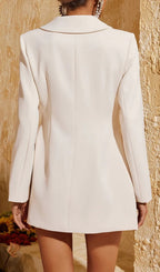 Caelthar Long Sleeve Button Up Flower Blazer Flowering Girl