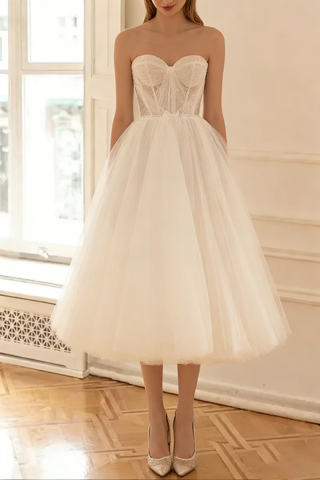 Elsie Midi Dress Flowering Girl