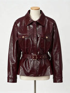 Matana Belt Jacket Flowering Girl
