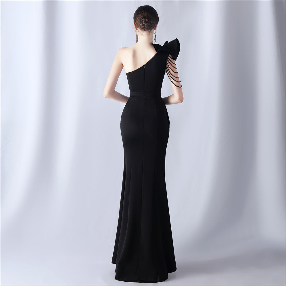 Crafted Flower With Beading Formal Dress Flowering Girl
