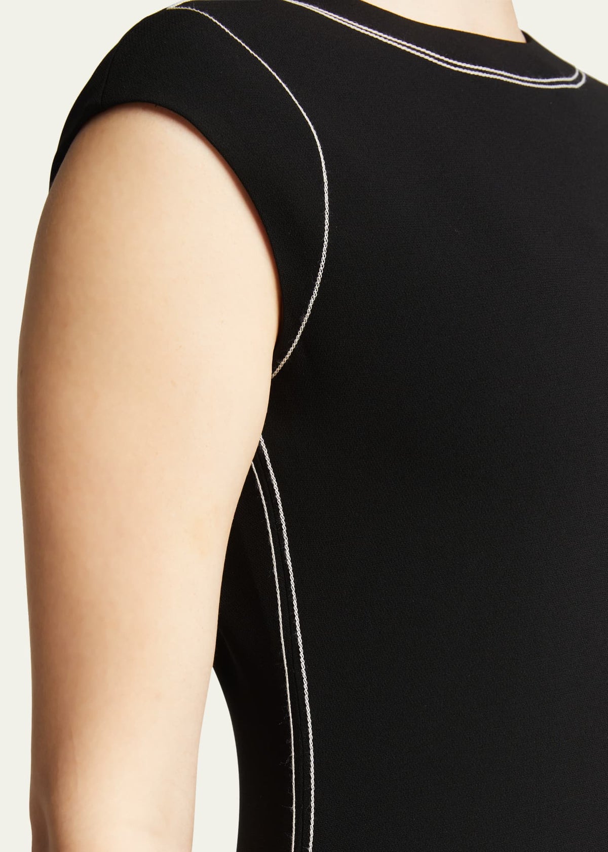 EMBROIDERED CAP SLEEVE SHIFT DRESS Flowering Girl