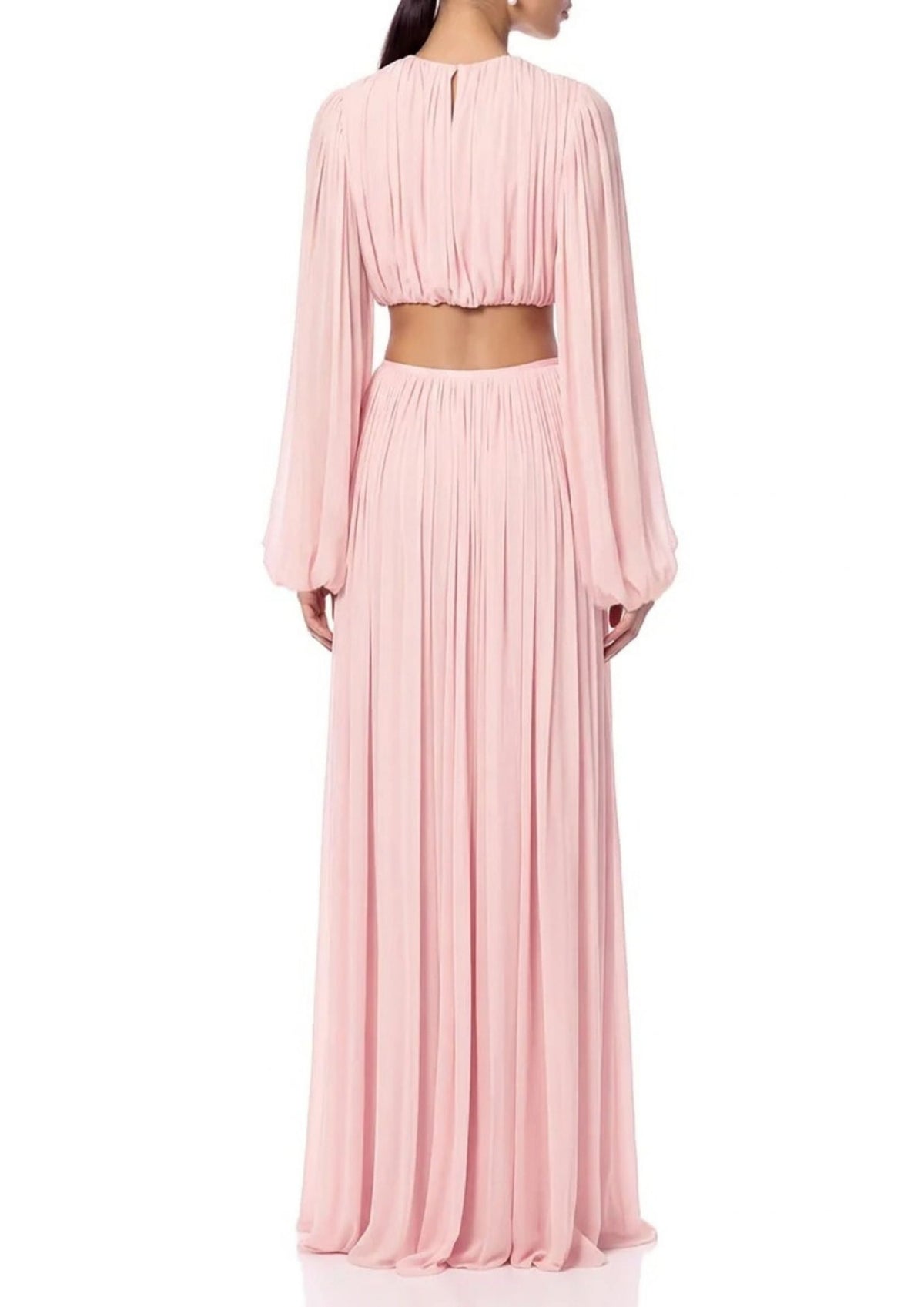 Brisken Long Sleeve Ruched Skirt Set Flowering Girl