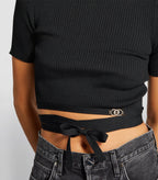RIBBED CROP TOP Flowering Girl