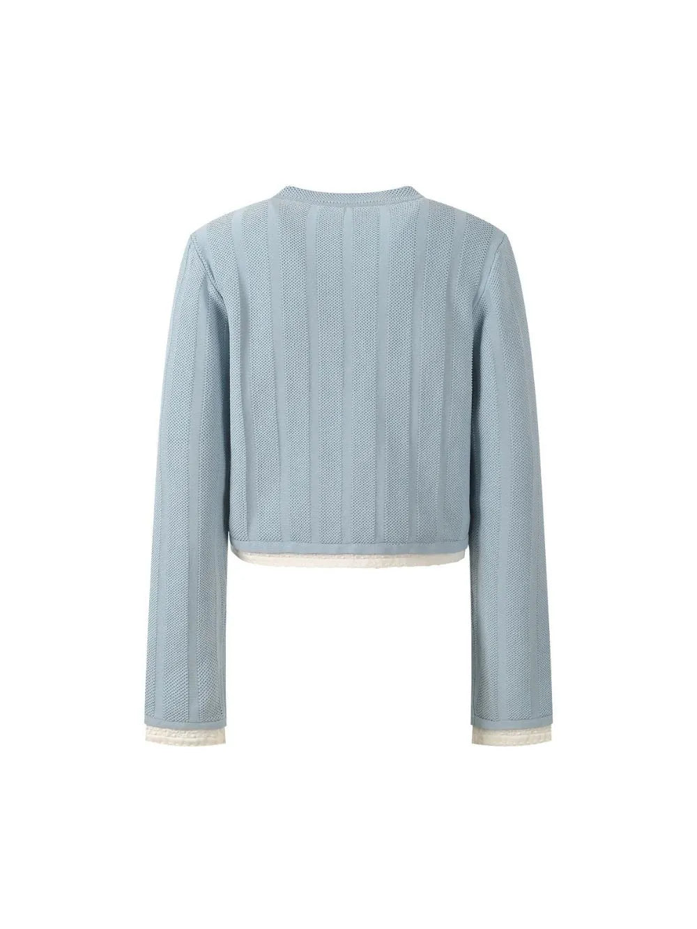 Makana Blue Knit Cardigan Flowering Girl