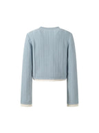 Makana Blue Knit Cardigan Flowering Girl