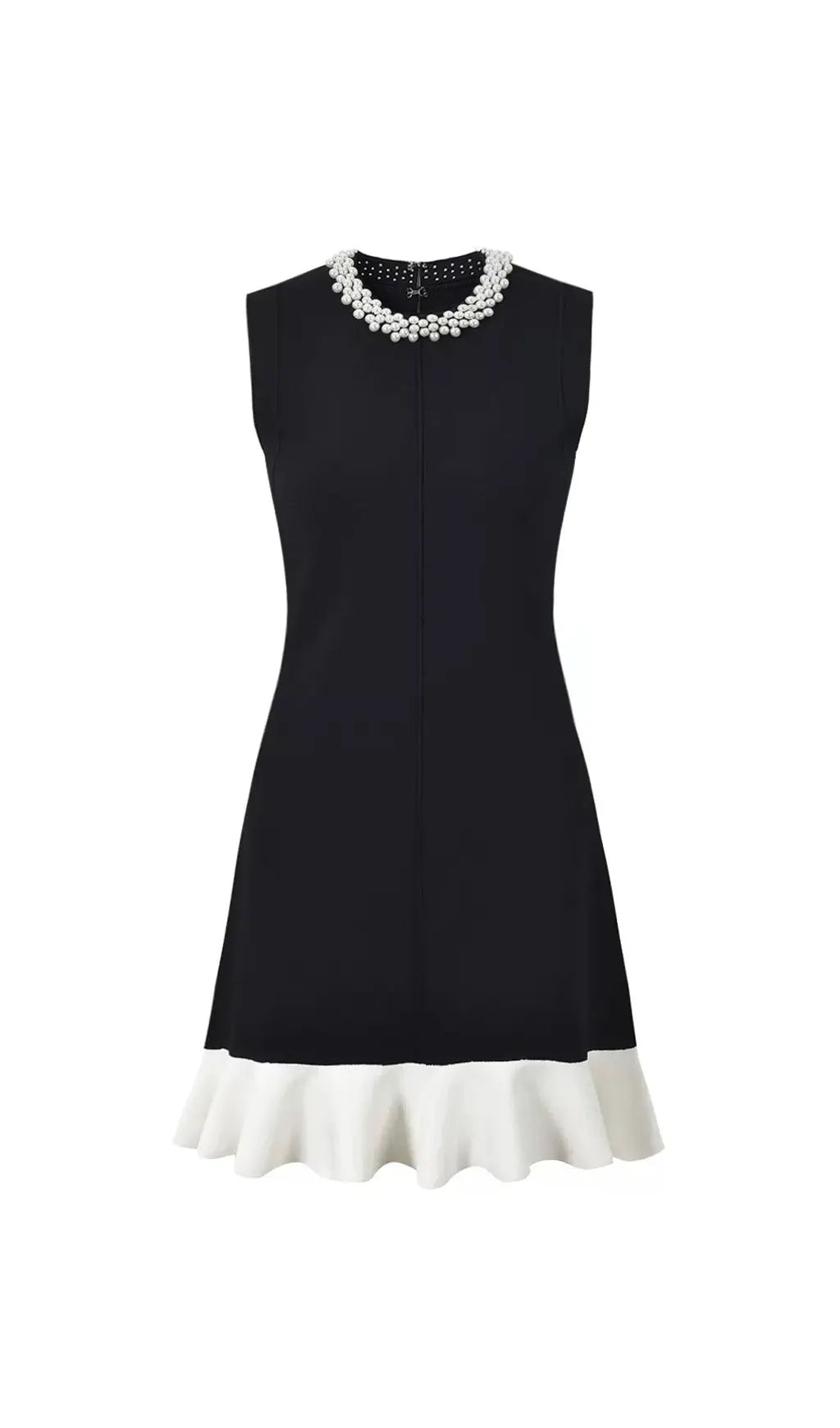 Ernie Black Bead Mini Dress Flowering Girl