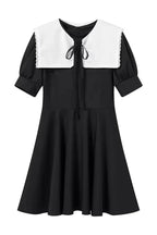 Chloe Doll Collar Puff Sleeve Mini Dress Flowering Girl