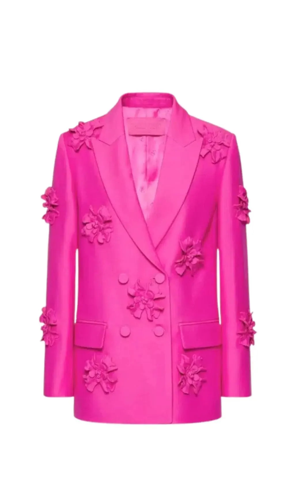 Acedia Pink Three Dimensional Floral Suit Flowering Girl