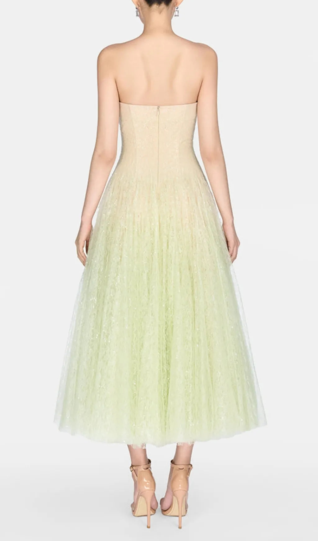 Estevan Mint Lace Midi Dress Flowering Girl