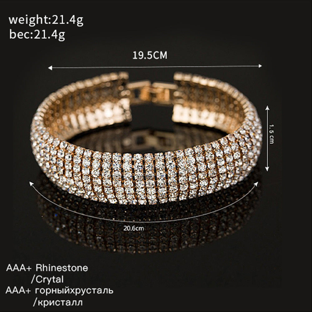 Diamond Bracelets Flowering Girl