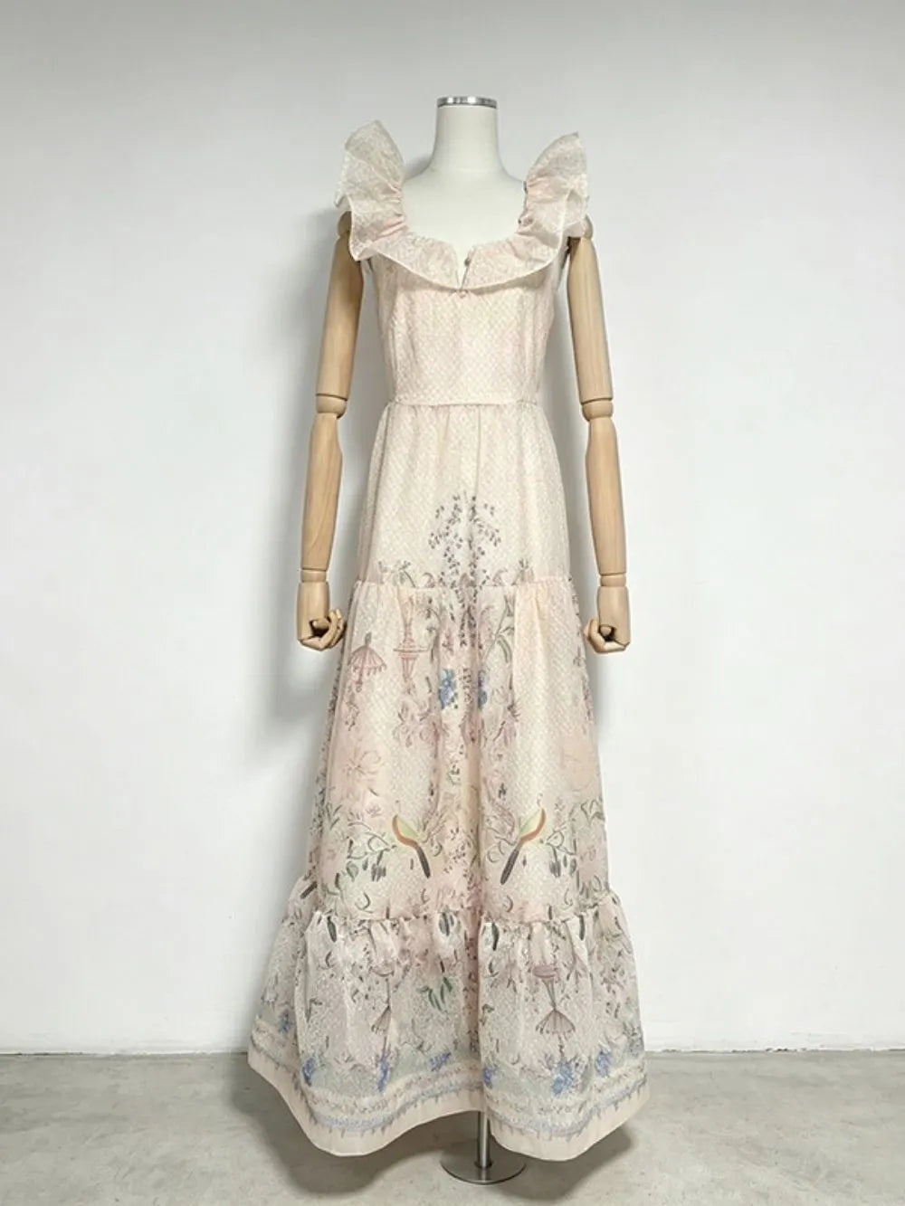 Maame Printed Maxi Dress Flowering Girl