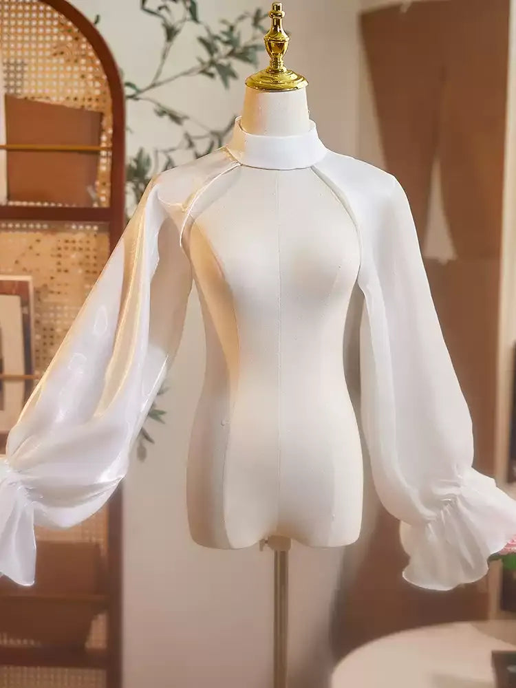 Leilani White Shawl Flowering Girl