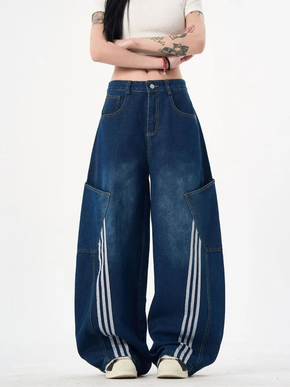 Mann Blue Jeans Flowering Girl