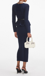 Hinako Navy Two-Piece Set Flowering Girl