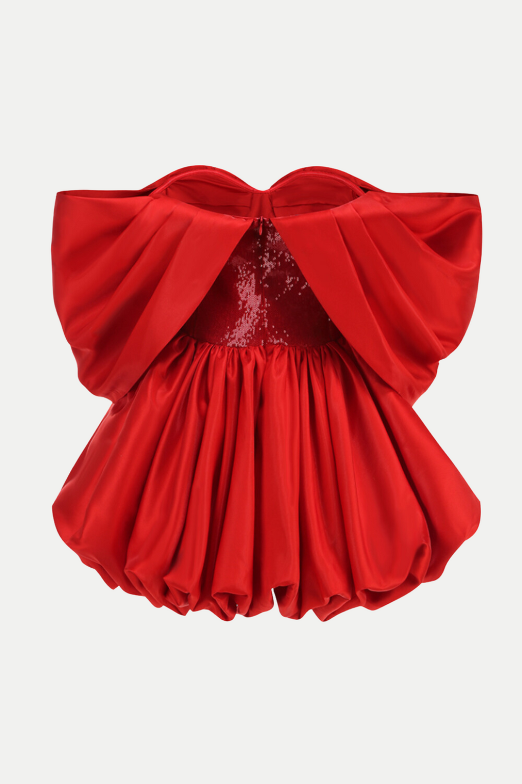 Vakia Sequin Off Shoulder Mini Dress Flowering Girl
