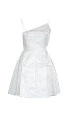 Aine White Strapy Mini Dress Flowering Girl
