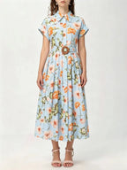 Meilani Floral Midi Dress Flowering Girl
