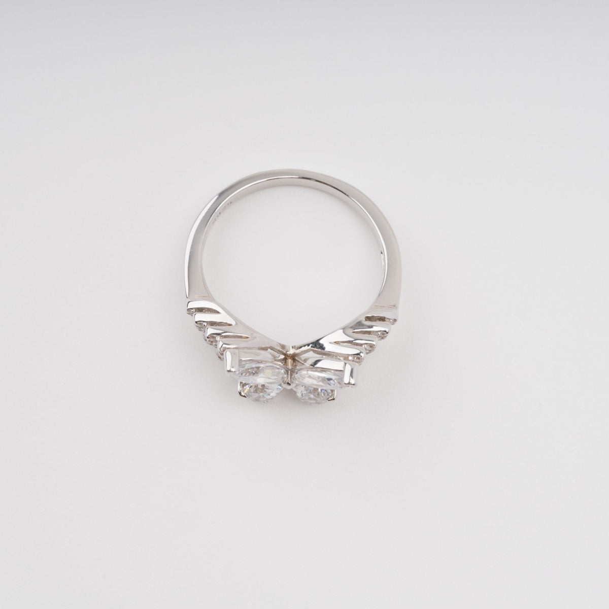 Zélie Sterling Silver Butterfly Shaped Gemstone Ring Flowering Girl