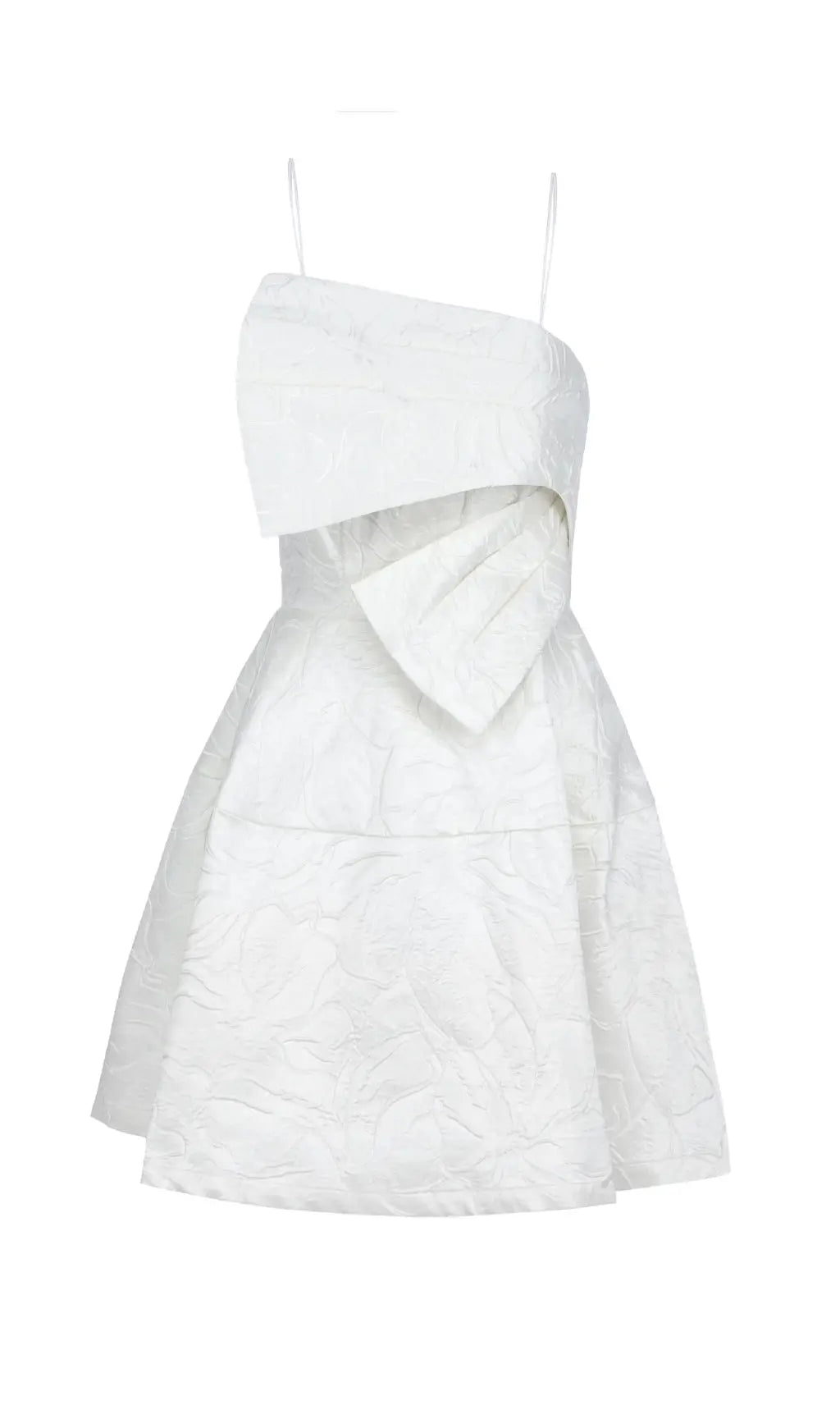 Aine White Strapy Mini Dress Flowering Girl