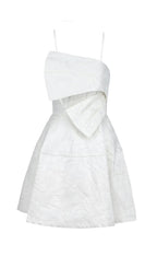 Aine White Strapy Mini Dress Flowering Girl