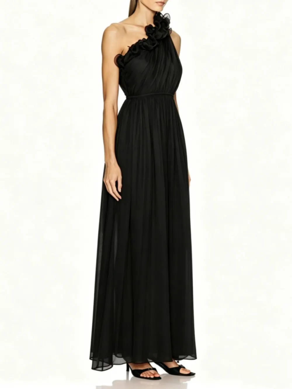 Meital One-Shoulder Maxi Dress Flowering Girl