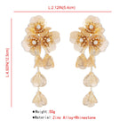 Francesca Flower Earrings Flowering Girl