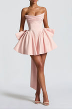 Trinity Mini Dress - Blush Flowering Girl