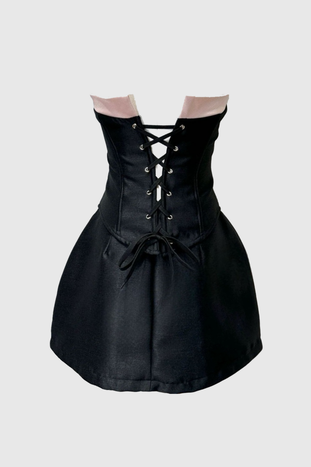 Carrolyn Bow Strapless Corset Two Piece Set Flowering Girl