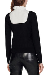 LENY MOCK NECK SWEATER Flowering Girl