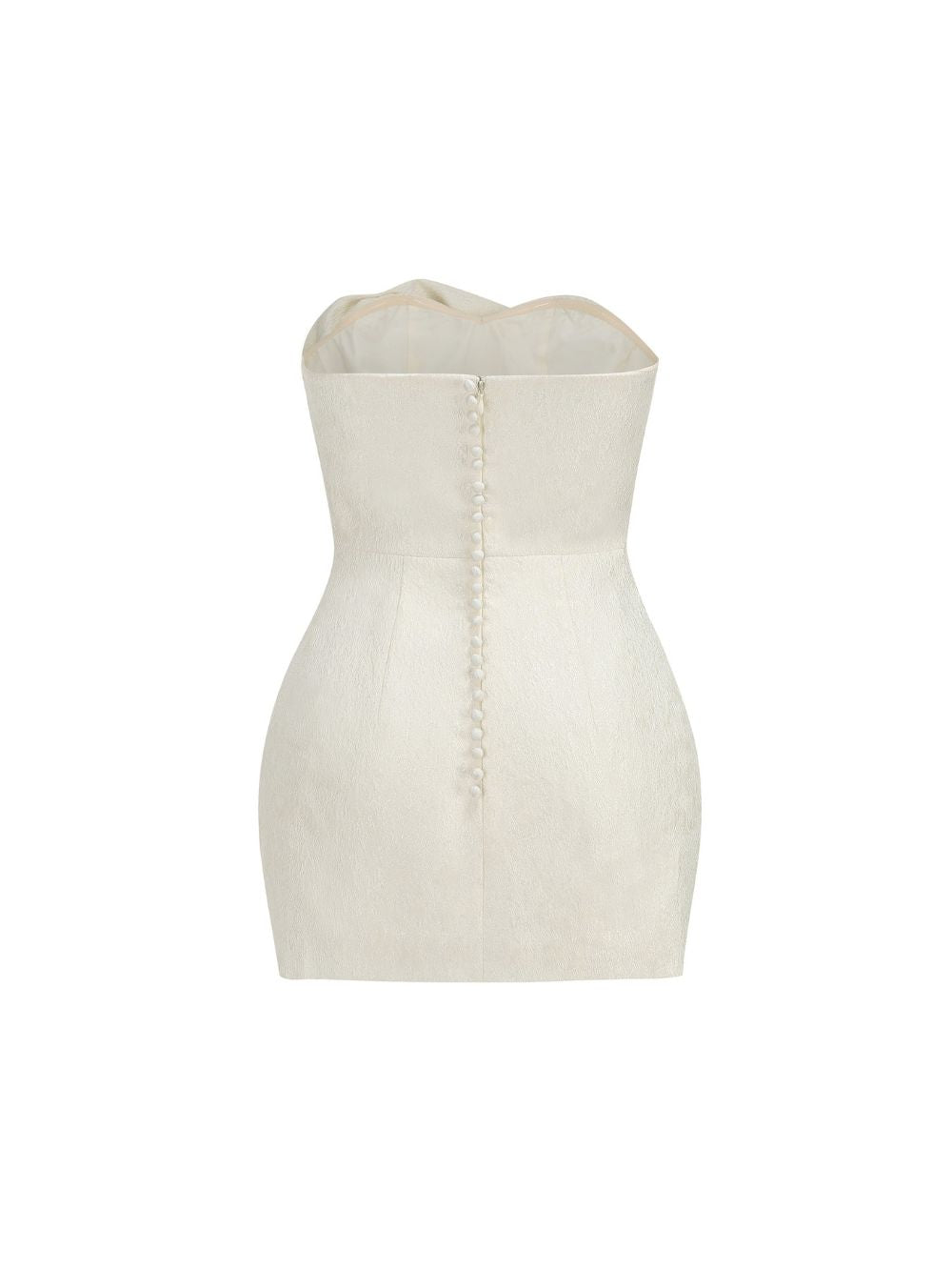 Mona Strapless Mini Dress Flowering Girl