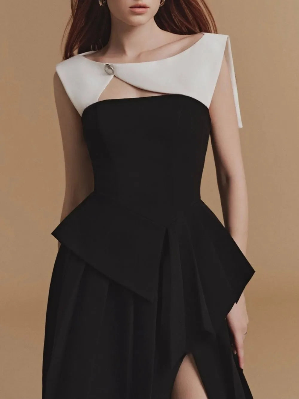 Mair Irregular Hem Midi Dress Flowering Girl