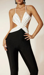 Einya Spaghetti Ruched Jumpsuit Flowering Girl