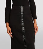 KNIT BUTTON SLIT MAXI SKIRT Flowering Girl
