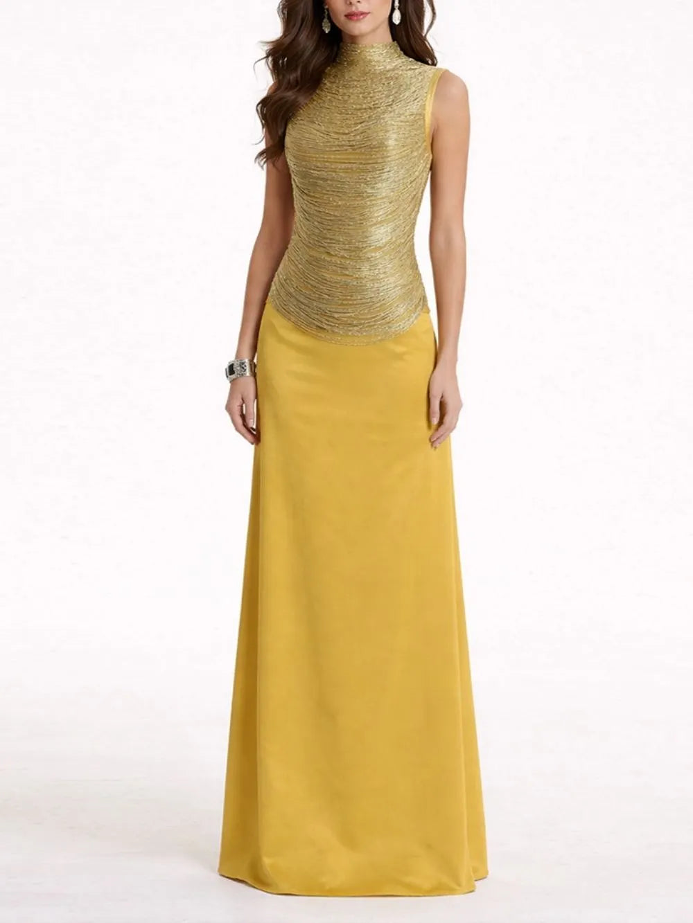 Malkia Gold Tassel Two-Piece Set Flowering Girl