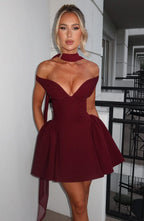 Marla Mini Dress - Cherry Lacquer Flowering Girl