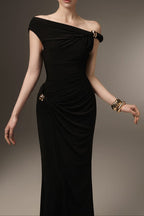 Deline Sheath Gathered Spandex Ankle Length Dress Flowering Girl