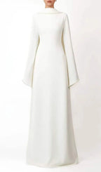 Hidi Shawl Long Sleeve Maxi Dress Flowering Girl