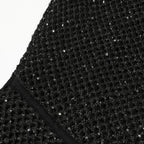 Kimbra Black Sleeveless Sequin Knit Midi Dress Flowering Girl
