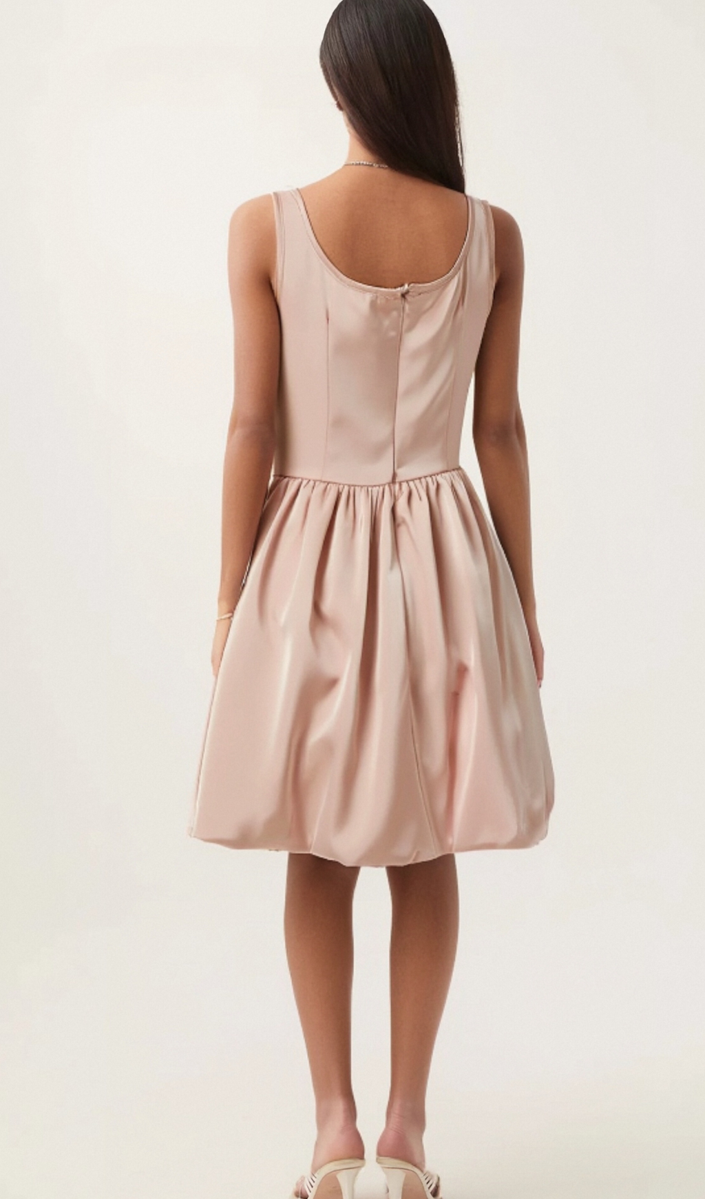 Axelle pleated crystal embellished mini dress Flowering Girl