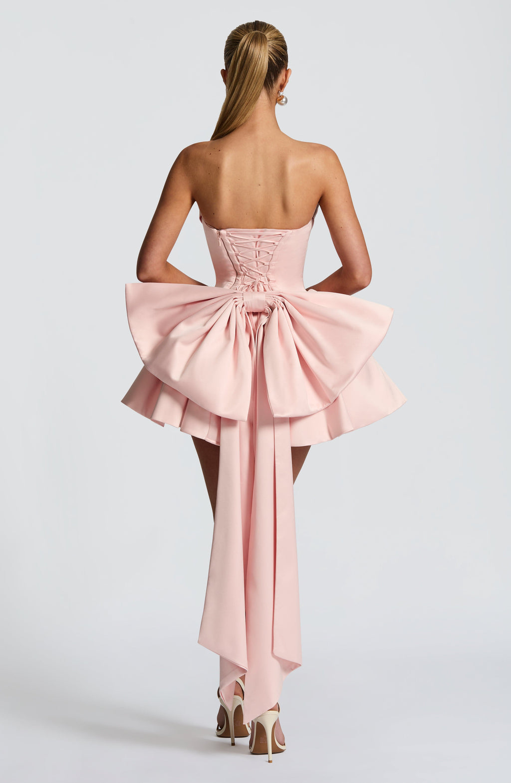 Trinity Mini Dress - Blush Flowering Girl