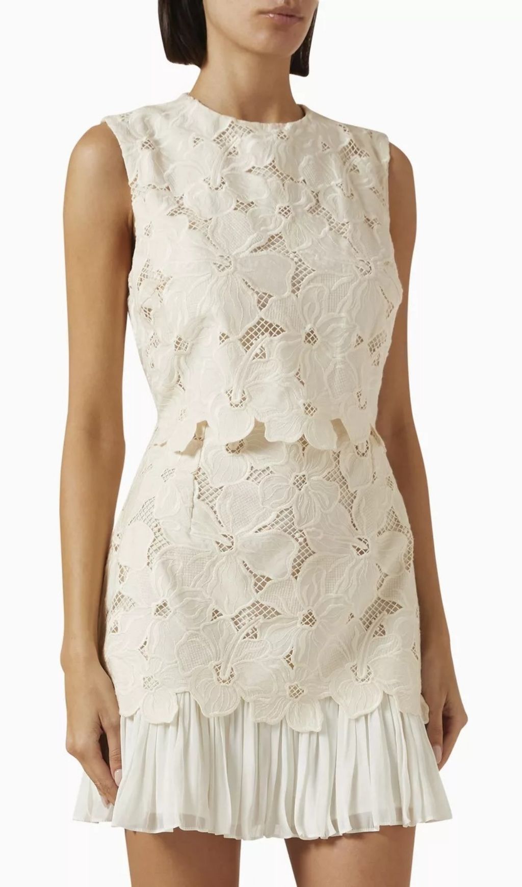 Johanna Short Guipure Dress Flowering Girl