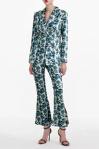 Morgane Floral-Print Jacket & Trousers Matching Set Flowering Girl
