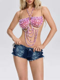 Avelune Gemstone Beaded Bralette Flowering Girl